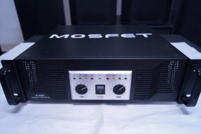 Κίνα H400 pro ενισχυτής ήχου Ενισχυτής ισχύος σε 3U με δύο ανεμιστήρες ψύξης σε γέφυρα Εξόδου ισχύος 8Ω 1200W προς πώληση