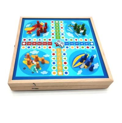 China Hot Selling Beech Wood 3 In 1 Falling Ball Game Beech Wood Set Suitable For Family Game Board for sale
