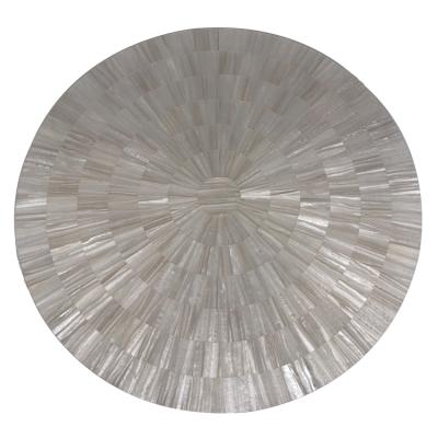China Widely Used White Indoor Outdoor Round Resin Flooring for sale