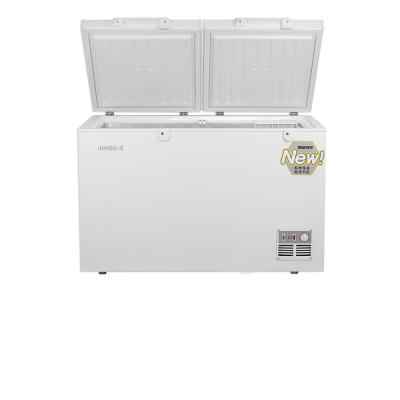 China BDBC-550 Single-temperature Outside Supermarket Chest Freezers Commercial Glass Deep Freezers Horizontal Freezers Equipment for sale