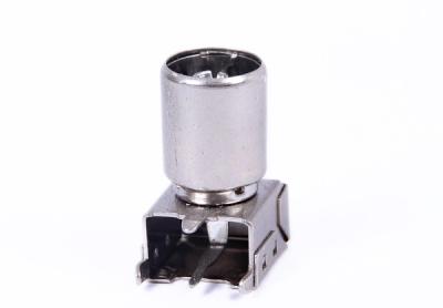 China male IEC type connector for pcb mount right angle tv connector for sale