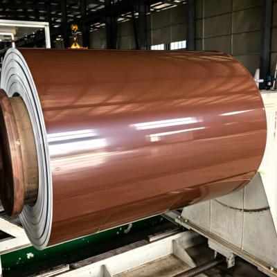 China Prepintado de aluminio de bobina de color recubierta de hoja de aluminio de 0,6 mm de espesor Panel de techo en venta