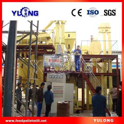 China linha da imprensa da pelota da alimentação de 2-5t/h HKJ250Yellow para tipos das alimentações animais à venda