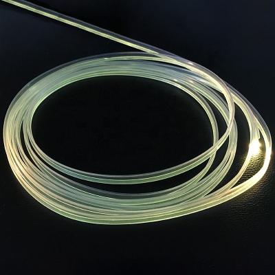 China Muttahida Majlis-e-Amal fiber optic automobile interior lamp modified 2mm super bright skirt edged fiber optic for sale