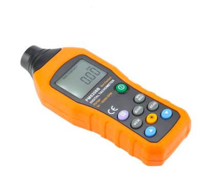China Yes Non Contact PM6208B Digital Tachometer For Motorcycle RPM Speed Meter Revolution Meter ABS for sale