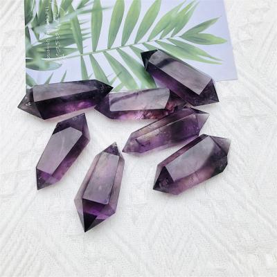 China Wholesale Crystal Point Double Amethyst Tower Amethyst Quartz Healing Crystals from China for sale