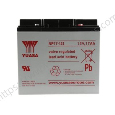 China YUASA NP17-12I Insert M5 Sealed Lead Acid Battery 12V 17Ah Industrial VRLA UPS Batteries Rechargeable Maintenance Free for sale
