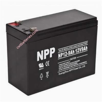 China Maintenance-free NP12-9 12V 9Ah Vrla Battery New Original High Quality for sale