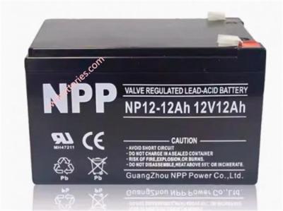 China NP12-12 12V 12Ah Vrla Battery Rechargeable Sealed Lead Acid Battery New Original for sale