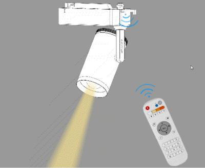 China 20W Smart Track Lighting System Color Temperature change 2700K - 5000k WIFI control LED for sale
