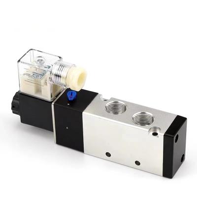 China 20/50mm ² Direct Acting 1/4 Inch 2 Way 5 Positions Air Pneumatic Solenoid Valve for sale