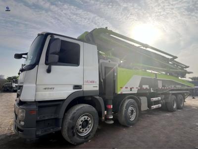 China 2020 Used Concrete Pumper Truck Zoomlion ZLJ5449THB 56X-6RZ On Chassis Mercedes Benz Actros 4141 for sale