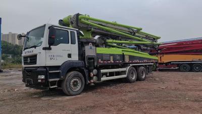 China Secondhand 2021 ZLJ5351THBKE 50X-6RZ Concrete Boom Pump Truck For Sale for sale