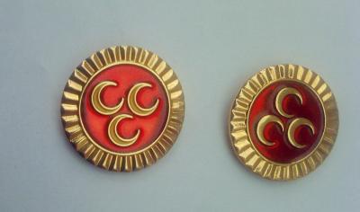 China Metal pin, lapel pin, football pin, emblem, enamel badge, printing badge, plating bagde for sale