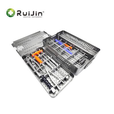 Chine Fixation interne postérieure médicale Instrument à vis de pédicule orthopédique pour chirurgie médicale de la colonne vertébrale Instrument d'implant à vendre