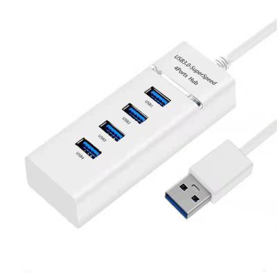 China High Speed USB 3.0 External HUB Adapter 4ports Hub Multiple Hub Splitter For Desktop PC Laptop HUB-28 Light Bar for sale