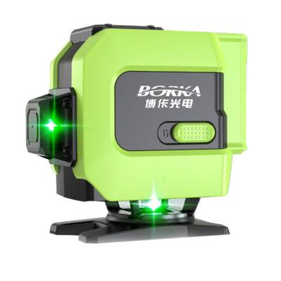 China 3D Laser Level 12 Lines Green Beam Cross Line 360 Degree Self Leveling Machine Self Leveling For Construction 13mm*14mm for sale