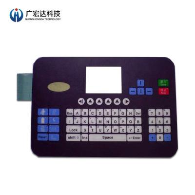 China Da folha de prova tátil ROHS da impressão do circuito do interruptor de membrana do animal de estimação do teclado conformidade gráfica à venda