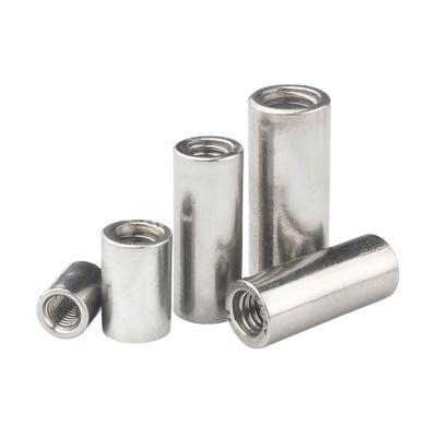 China Heavy Industry 304 Stainless Steel Nut Extended Joint Round Joint Column Screw Connecting Nut for sale