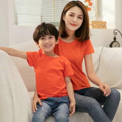 China Custom Viable Manufacturer Spot Children's Round Neck T-shirt Sportswear Printing Logo Children's Short Sleeve School Uniform for sale