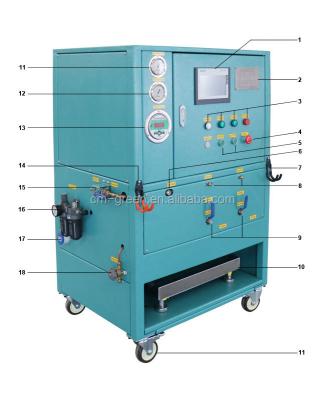 Chine La machine de récupération du réfrigérant R134a à 1 HP 360 mm ((L) * 360 mm ((W) * 120 mm ((H) à vendre