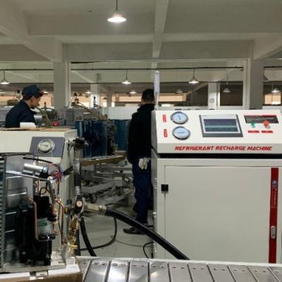 China Auto A/C R134a Fully Automatic Refrigerant Charging Station Ac Freon Gas Refrigerant Recovery Charging Machine for sale