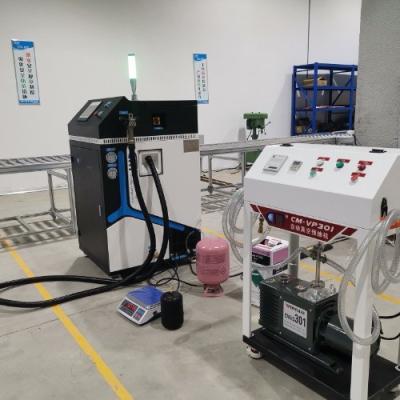China Estación de carga de refrigerante de hidrocarburos R22 Equipo de llenado inflamable en venta