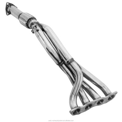 China Ss304 Stainless Steel Racing Header Exhaust System Pipes Pack High Speed Header Down Pipe for sale
