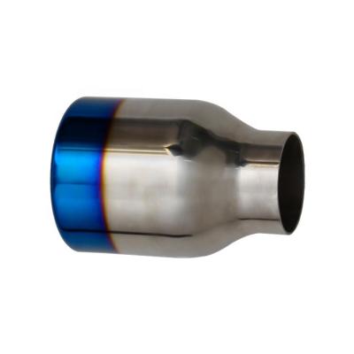 China Wholesale Carbon Fiber Muffler Increase Horsepower And Speed Factory Car C63 Exhaust Tips Black Oval for sale