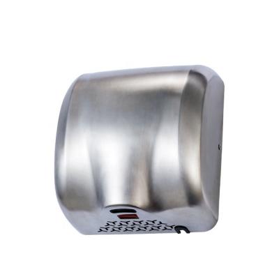 China Hotel 110V 220V China High Speed Infrared Sensor Bathroom Electronic Handdryer LED Hand Dryer For USA UK Market for sale