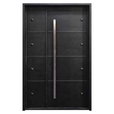 China Decorative Anti-theft Wrought Iron Door Designs Iron Pivot Door Stainless Steel, Diamond Steel for sale