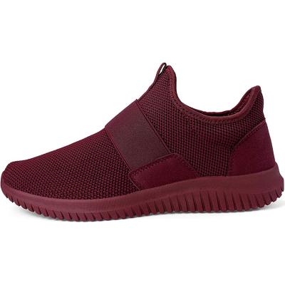 China Wholesale Fashion Trend New Design Mesh Comfortable Slip On Walking Style Men's Red Sports Shoes for sale