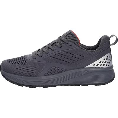 China Fashion Trend Good Quality Breathable Size Increasing Cushioning Mesh Sneakers Men Sports Shoes Black for sale