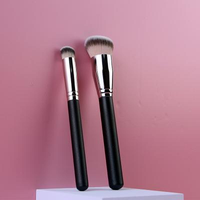 China Concealer and foundation brushes buy again makeup tools wooden duo 170 base and concealer doble brush for sale