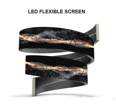 Chine Affichage LED flexible P4 intérieur fixe publicitaire Affichage LED cylindrique 5 ans de garantie à vendre