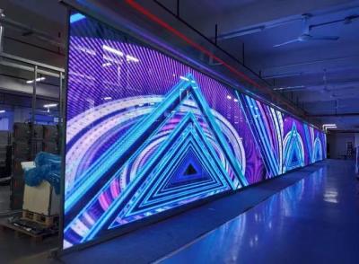 China Ecrã LED transparente P3.91-7.82 Ecrã LED transparente LED interior Ecrã de visualização SMD Aluguel de vidro Ecrã LED a cores completas à venda