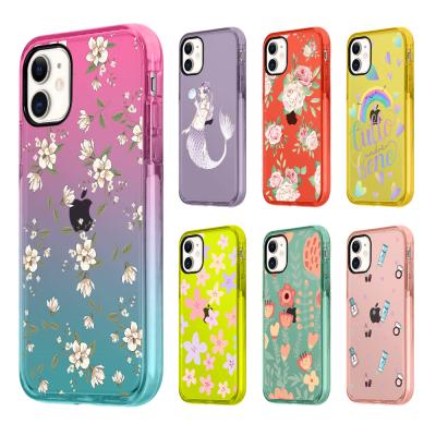China Shockproof Anti-drop Band Back Case With Coating For iPhone 12 SE Smartphone Luxury Impact Phone Case For iPhone 13 Protective Bumper Case for sale