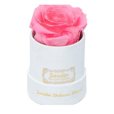China Factory Supply Materials Factory Supply Recycled Recyclable Valentine's Day Christmas Gift Cylinder Box Packaging Flower Boxes For Bouquets Round Gift Box for sale