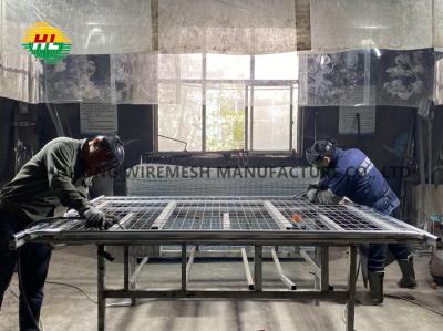 Китай ограждать 2.4m длинным 2.1m гальванизированный максимумом временный с Hi ногами Vis оранжевыми продается