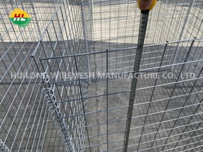 China bastión soldado con autógena envases de 3x3 Hesco resistente con la hoja del geotextil en venta
