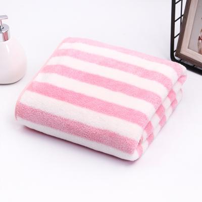 China Retail Towels Fade Resistant Coral Korean Microfiber Fleece Towel Soft Absorbent Quick Dry Custom Wholesale Child Safe Microfiber for sale