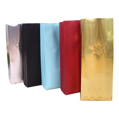 China Moisture Proof Smell Proof Printed Coffee Bags With Valve And Tin Tie 500g 1kg for sale