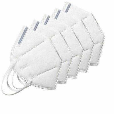 China Disposable Dust Mask Face Kn95 Nonwoven Fabric Daily Protective 5 Layers Against Pollution for sale