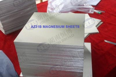 Chine Matériel de plat poli par surface de la feuille Az31 Az31b Az61 d'alliage de magnésium de magnésium à vendre