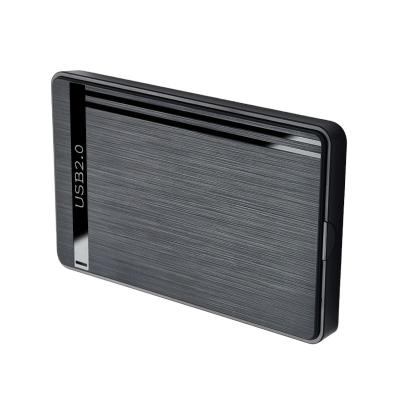China Plastic 2.5 Inch USB 2.0 High Speed Hard Disk Drive Enclosure To External SATA SSD HDD Case for sale