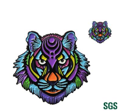 China Die-struck lapel pin , Soft enamel badge , offset print lapelpin ,semi-cloissone pin , hard enamel badge,glitter pin for sale