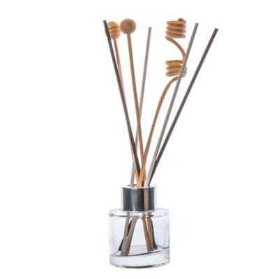 China Gift & Craft Aroma Bottles With Lid Empty Aromatherapy 60ml Aroma Glass Oil Perfume Bottles Office Use for sale