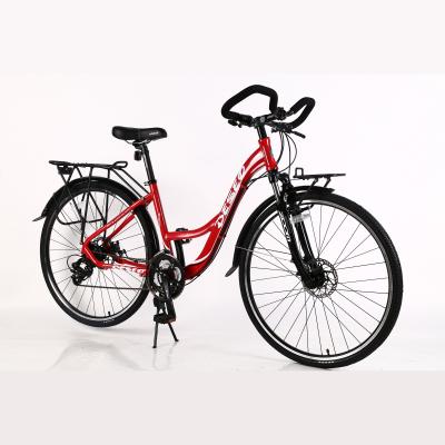 China OEM Factory Direct Flat Land Bike 700c 8 Speed 29er Bicicleta De Montana Aluminum Alloy City Bike for sale