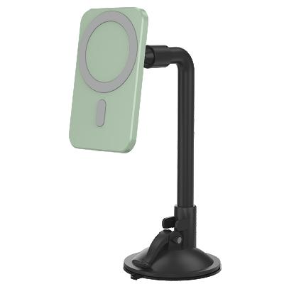 China Universal Amazon Qi Fast Charger 12w Mobile Phone Car Radio Charging Suction Stand for sale