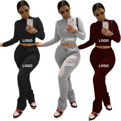 China Breathable Loungewear Women Sets Breathable Tracksuits 2 Piece Two Piece Training Wear for sale